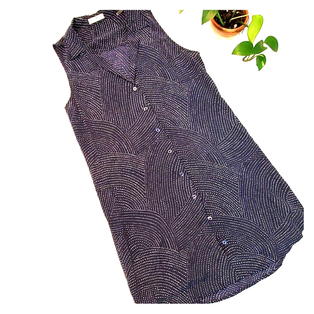 Equipment sleeveless midi dress